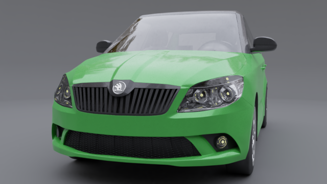 Skoda fabia rs Model 3D .c4d .max .obj .3ds .fbx .stl .blend 