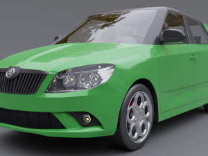 Skoda fabia rs Model 3D