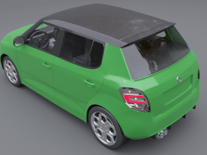 Skoda fabia rs Model 3D