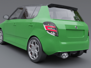 Skoda fabia rs Model 3D