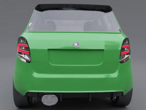Skoda fabia rs Model 3D