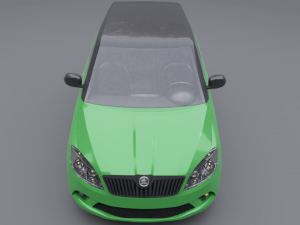 Skoda fabia rs Model 3D