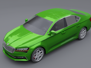 Skoda superb iv 3D-Modell