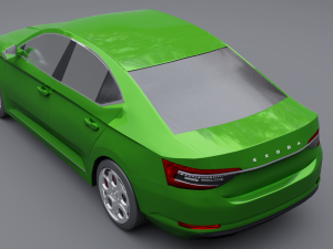 Skoda superb iv 3D Модель