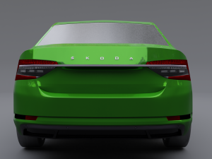 Skoda superb iv 3D Модель