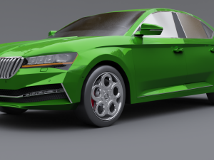 Skoda superb iv 3D Модель