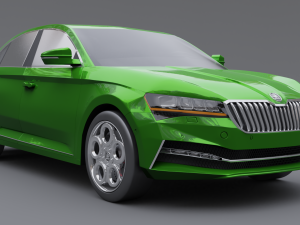 Skoda superb iv 3D Модель