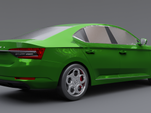 Skoda superb iv 3D Модель