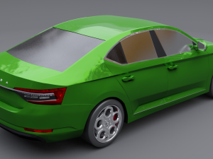 Skoda superb iv 3D Модель