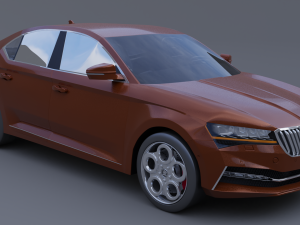 Skoda superb iv 3D Модель