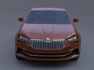 Skoda superb iv 3D Модель