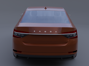 Skoda superb iv 3D Модель