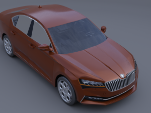 Skoda superb iv 3D Модель