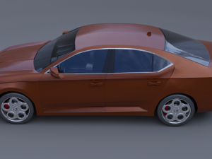 Skoda superb iv 3D Модель