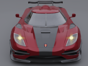 Koenigsegg one Modelo 3D