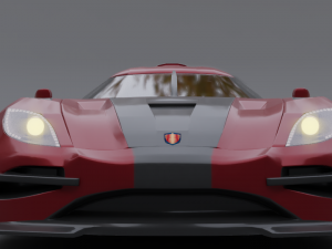 Koenigsegg one Modelo 3D