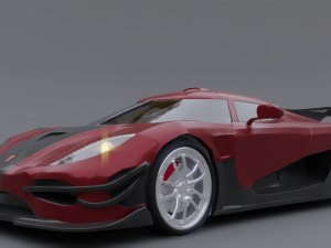 Koenigsegg one Modelo 3D