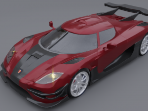 Koenigsegg one Modelo 3D