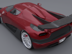 Koenigsegg one Modelo 3D