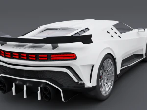 Bugatti centodieci 3D Модель