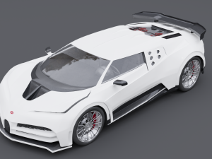 Bugatti centodieci 3D-Modell