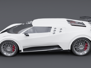 Bugatti centodieci 3D-Modell
