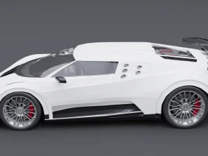 Bugatti centodieci 3D Model