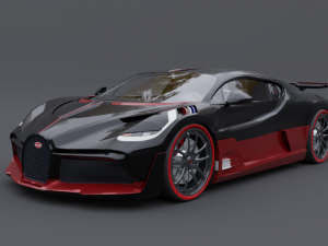 Bugatti divo 3D 模型