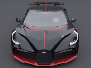 Bugatti divo 3D 模型