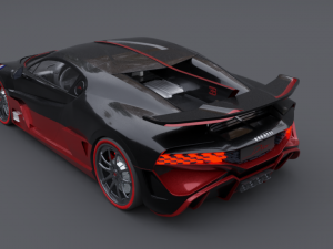 Bugatti divo 3D 模型