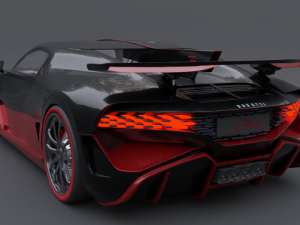 Bugatti divo 3D 模型