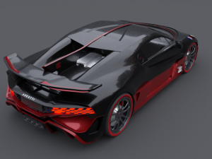 Bugatti divo 3D 模型