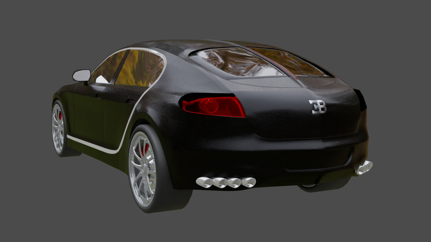 Bugatti galibier 3D Model .c4d .max .obj .3ds .fbx .stl .blend 