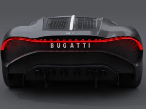 Bugatti la voiture noire 3D Model