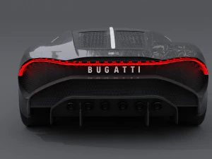 Bugatti la voiture noire 3D Model