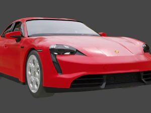 Porsche Taycan Turbo s Modelo 3D