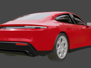 Porsche Taycan Turbo s 3D Model