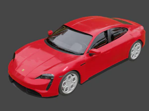 Porsche Taycan Turbo s 3D Model