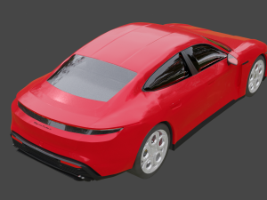 Porsche Taycan Turbo s 3D Model