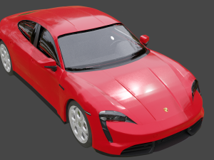 Porsche Taycan Turbo s 3D Model