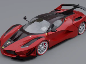 Ferrari fxx k Modello 3D