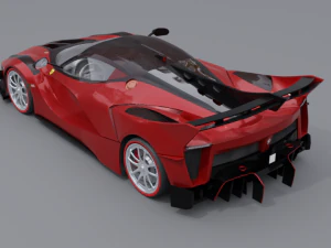Ferrari fxx k 3D Model