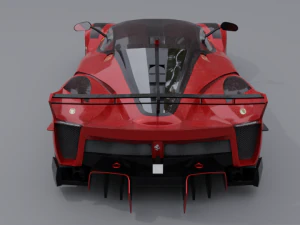 Ferrari fxx k 3D Model