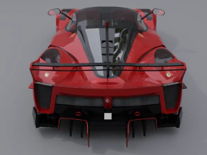 Ferrari fxx k 3D Model