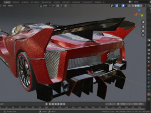 Ferrari fxx k 3D Model