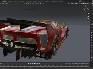 Ferrari fxx k 3D Model
