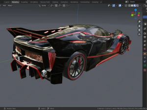 Ferrari fxx k 3D Model