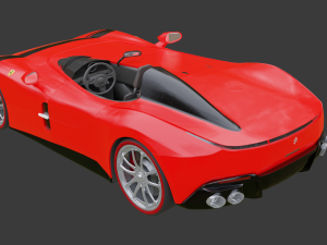 Ferrari monza sp1 3D 模型