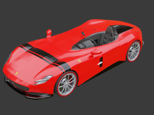 Ferrari monza sp1 3D 模型