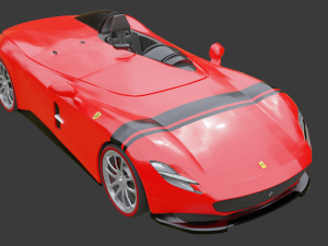 Ferrari monza sp1 3D 模型